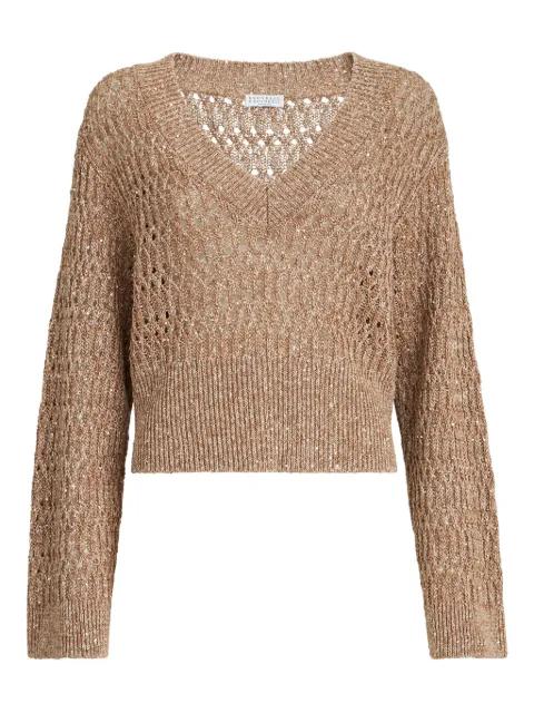 V-neck sweater by BRUNELLO CUCINELLI