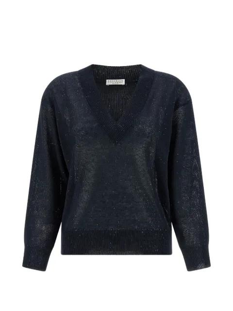 V-neck sweater by BRUNELLO CUCINELLI