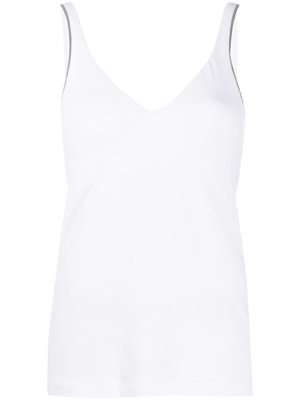 V-neck tank top by BRUNELLO CUCINELLI