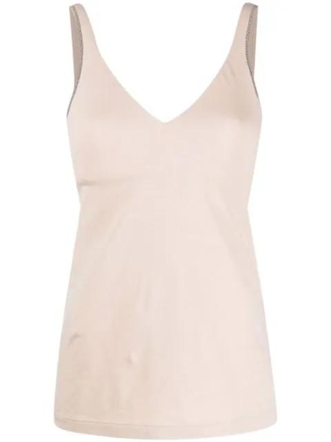 V-neck tank top by BRUNELLO CUCINELLI