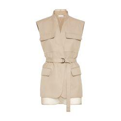 Vest with monili by BRUNELLO CUCINELLI