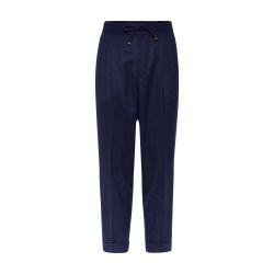 Virgin wool flannel trousers by BRUNELLO CUCINELLI