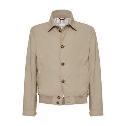Water-resistant bomber jacket by BRUNELLO CUCINELLI