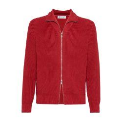 Zip-front cardigan by BRUNELLO CUCINELLI