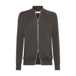 Zip-front cardigan by BRUNELLO CUCINELLI