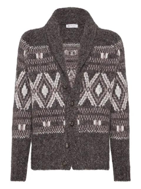 alpaca wool-blend cardigan by BRUNELLO CUCINELLI