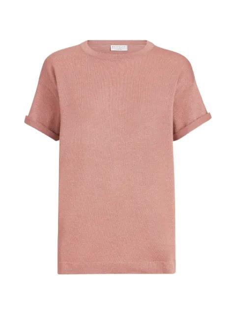 antiqued T-shirt by BRUNELLO CUCINELLI
