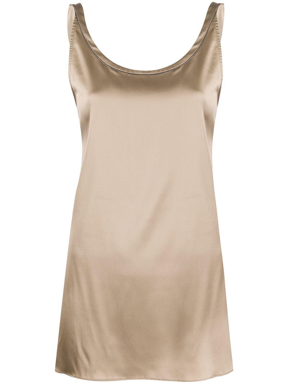 asymmetric metallic top by BRUNELLO CUCINELLI