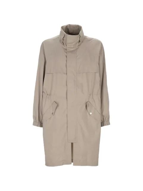 back-drawstring coat by BRUNELLO CUCINELLI