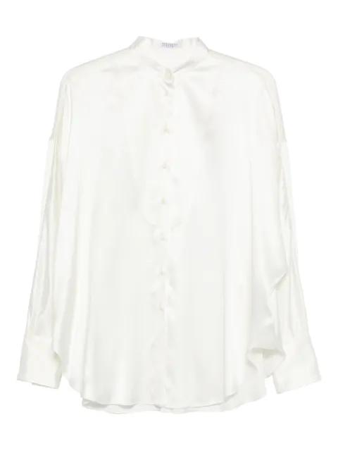 band-collar blouse by BRUNELLO CUCINELLI