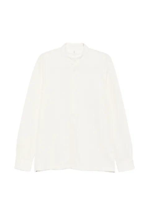 band-collar long-sleeve shirt by BRUNELLO CUCINELLI