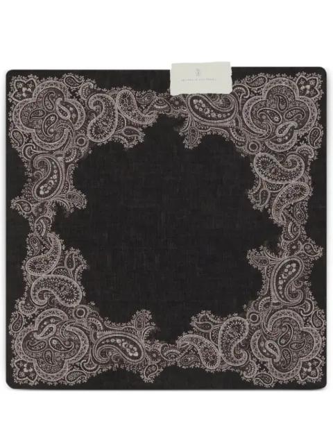bandana-print pocket square by BRUNELLO CUCINELLI