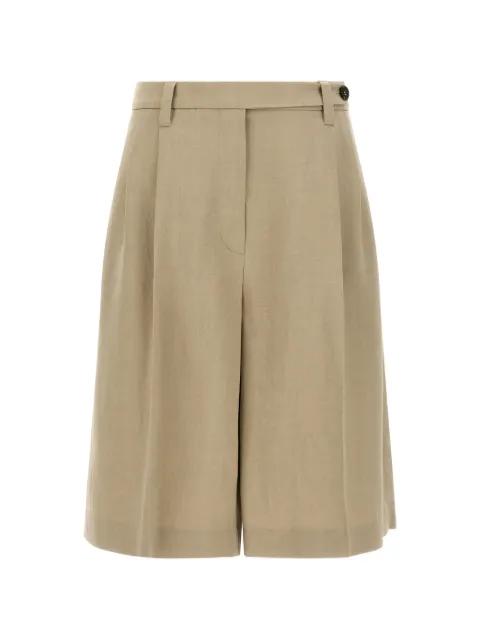 belt-loop pleat shorts by BRUNELLO CUCINELLI