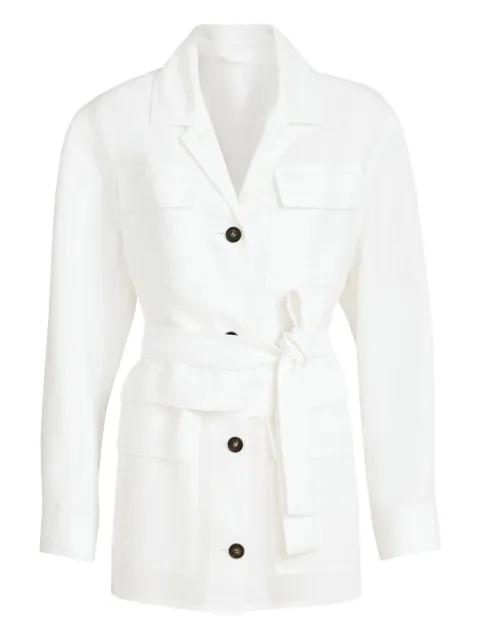 belted pocket jacket by BRUNELLO CUCINELLI