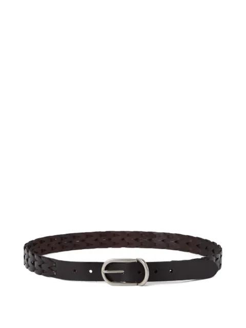 braided leather belt by BRUNELLO CUCINELLI