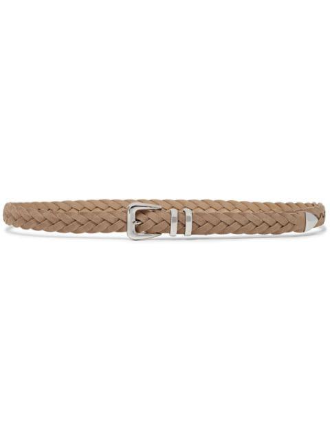 braided leather belt by BRUNELLO CUCINELLI