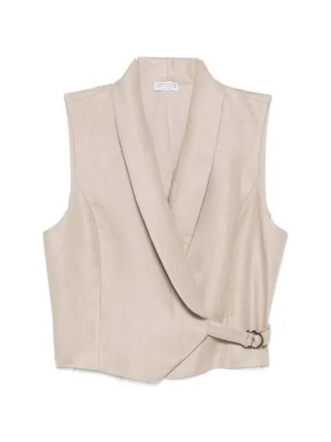 buckle-fastening waistcoat by BRUNELLO CUCINELLI