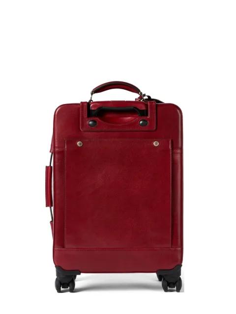 burnished leather suitcase by BRUNELLO CUCINELLI