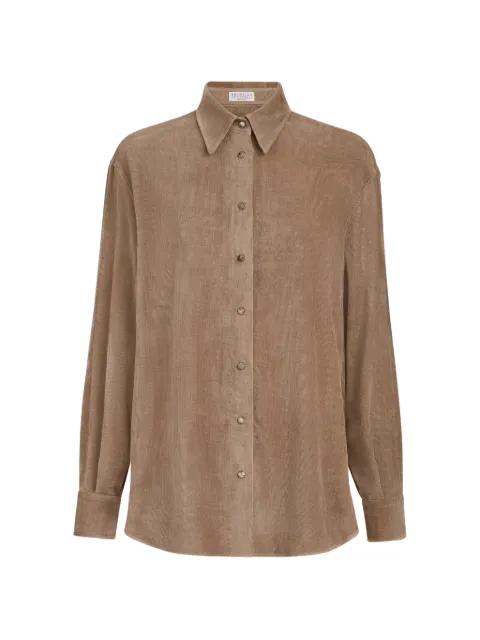 button-down corduroy shirt by BRUNELLO CUCINELLI