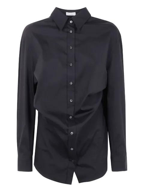 button-down draped shirt by BRUNELLO CUCINELLI