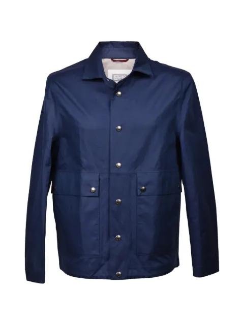 button-down raincoat by BRUNELLO CUCINELLI