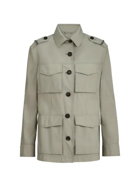 button flap-pocket jacket by BRUNELLO CUCINELLI