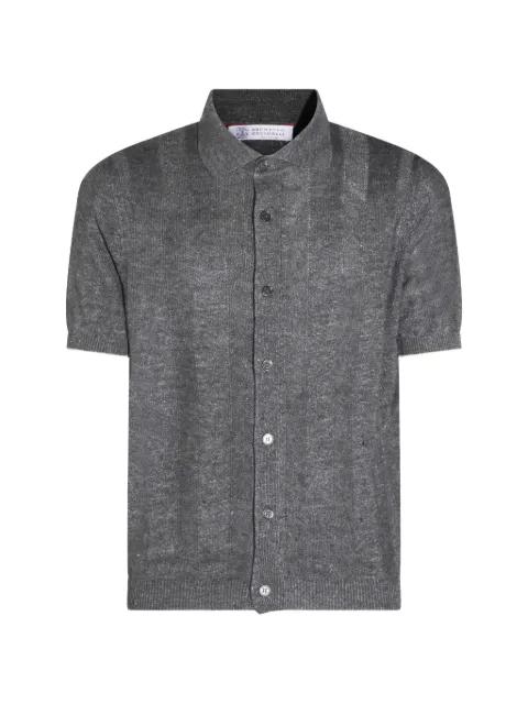 button linen shirt by BRUNELLO CUCINELLI