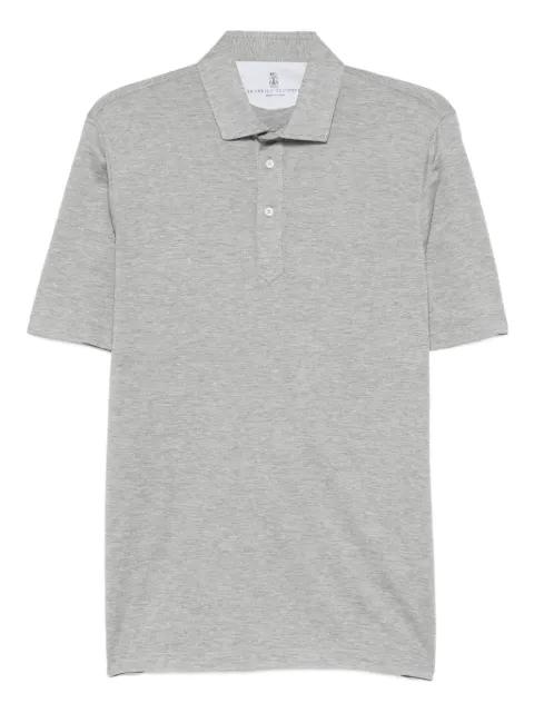 button-placket polo shirt by BRUNELLO CUCINELLI