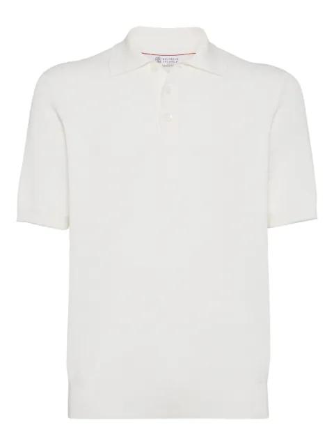 button-placket polo shirt by BRUNELLO CUCINELLI