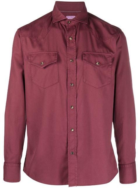 button-up cotton shirt by BRUNELLO CUCINELLI