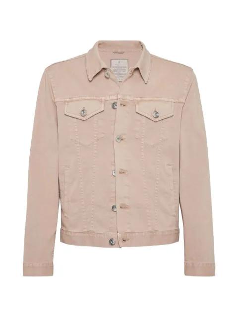 button-up denim jacket by BRUNELLO CUCINELLI