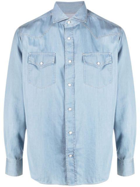 button-up denim shirt by BRUNELLO CUCINELLI