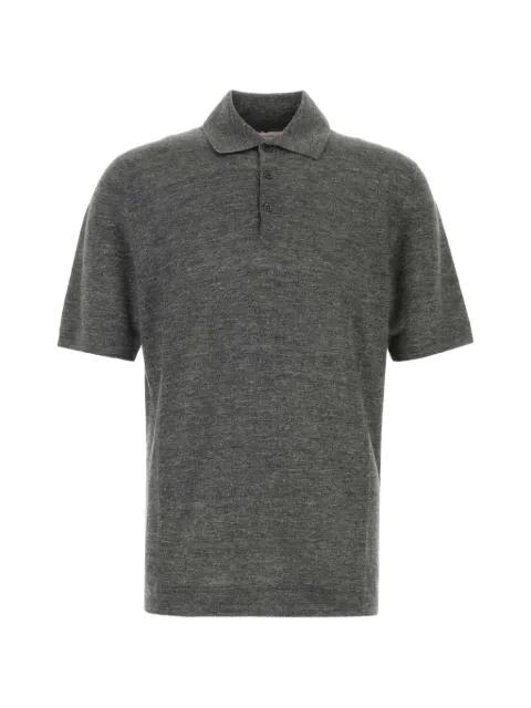 buttoned short-sleeve polo shirt by BRUNELLO CUCINELLI