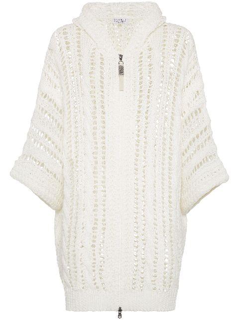 cable-knit cardigan by BRUNELLO CUCINELLI