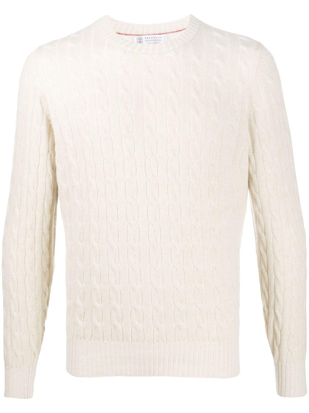 cable knit jumper by BRUNELLO CUCINELLI