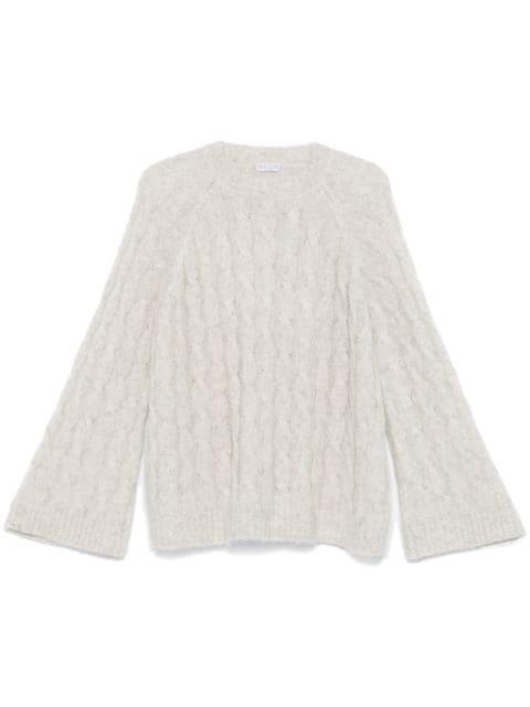 cable-knit sweater by BRUNELLO CUCINELLI