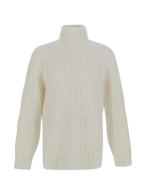 cable-knit turtleneck sweater by BRUNELLO CUCINELLI