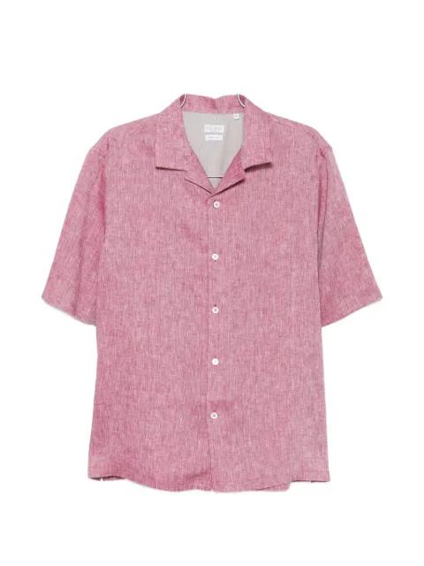 camp-collar short-sleeve shirt by BRUNELLO CUCINELLI