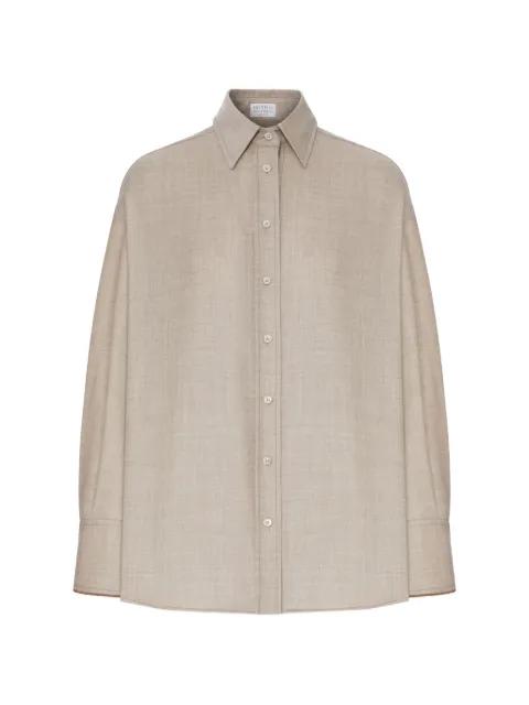 cashmere long-sleeve shirt by BRUNELLO CUCINELLI