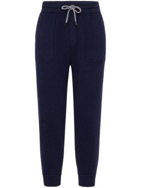 cashmere track pants by BRUNELLO CUCINELLI