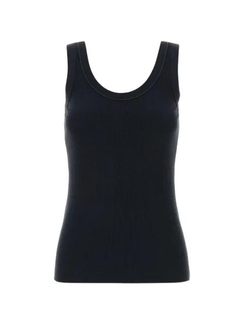 chain-embellishment tank top by BRUNELLO CUCINELLI
