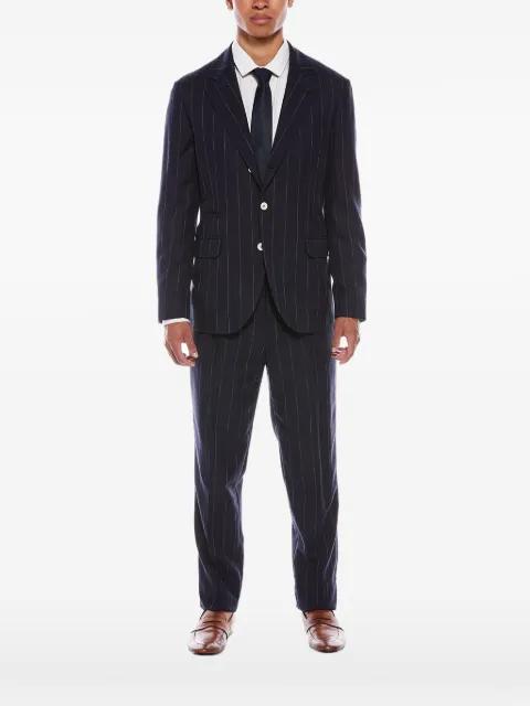 chalk-stripe suit by BRUNELLO CUCINELLI
