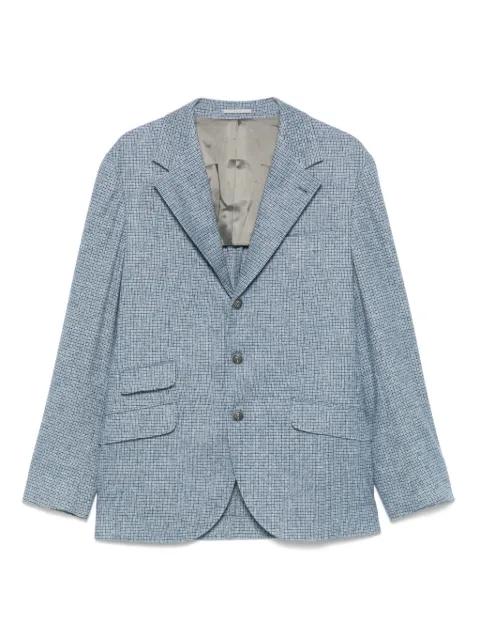 checked blazer by BRUNELLO CUCINELLI
