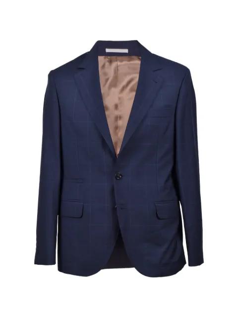 checked single-breasted suit by BRUNELLO CUCINELLI