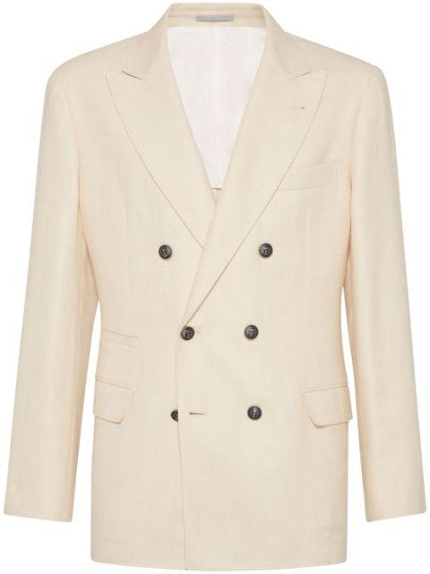 chevron deconstructed blazer by BRUNELLO CUCINELLI