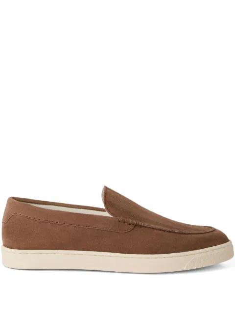 chevron-effect suede loafers by BRUNELLO CUCINELLI