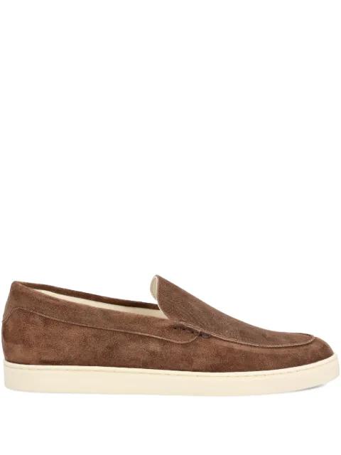 chevron-effect suede loafers by BRUNELLO CUCINELLI
