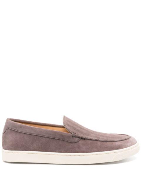 chevron-effect suede loafers by BRUNELLO CUCINELLI