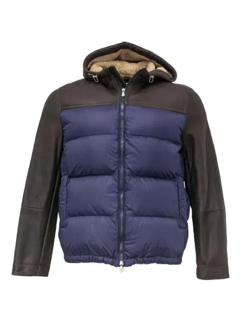 colour-block puffer jacket by BRUNELLO CUCINELLI