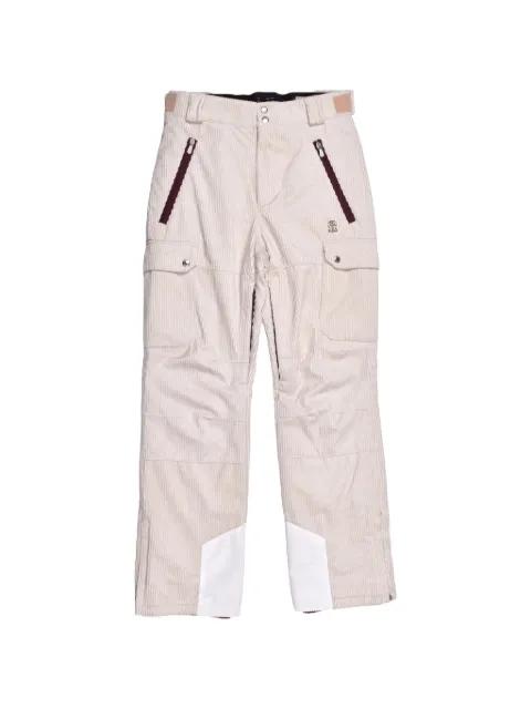 corduroy-effect cargo-pocket ski pants by BRUNELLO CUCINELLI
